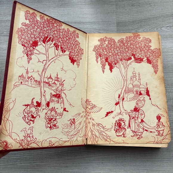 Rare Antique Alice in Wonderland Book White Rabbit Cover - 1934 - Picture 6 of 16